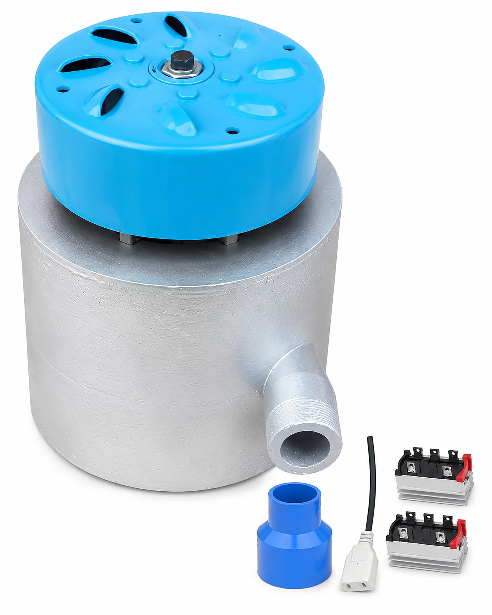 Generador Micro Hidroeléctrico 3KW 110V 220V Equipo Hidráulico Portátil de Aleación Aluminio para Hogar Camping Fuera Red Energía Respaldo,3000w,110V/220V