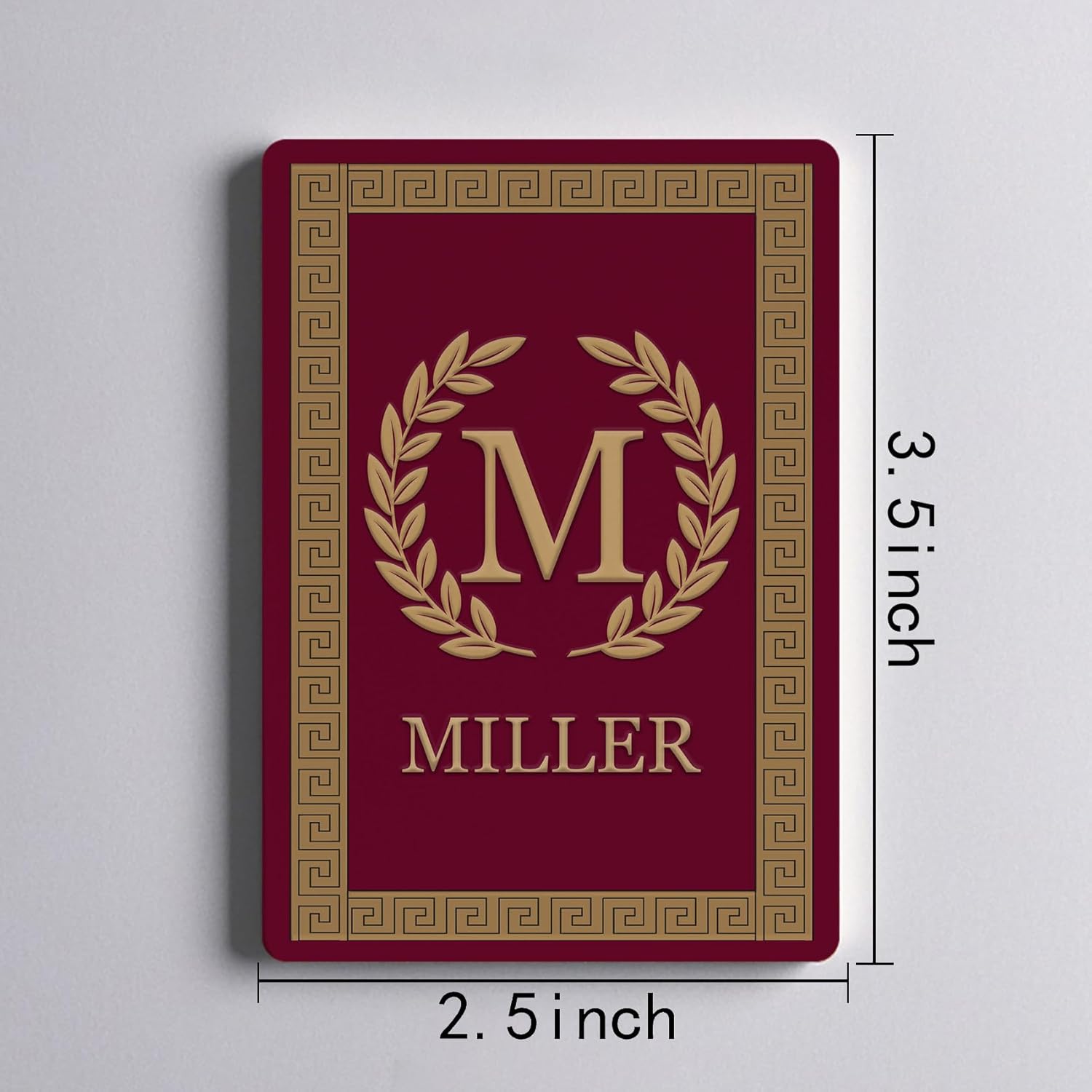Custom Playing Cards Personalized Monogram Playing Cards with Initial & Last Name Poker Cards Customized Deck of Cards Themed Party Favors Wedding Gifts for Guests Friends Family