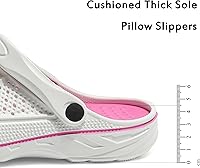 Vista 4 de INMINPIN - Zuecos ortopédicos para mujeres y hombres, con soporte de arco, zapatos de jardín, sandalias con fascitis plantar y plantillas de pies