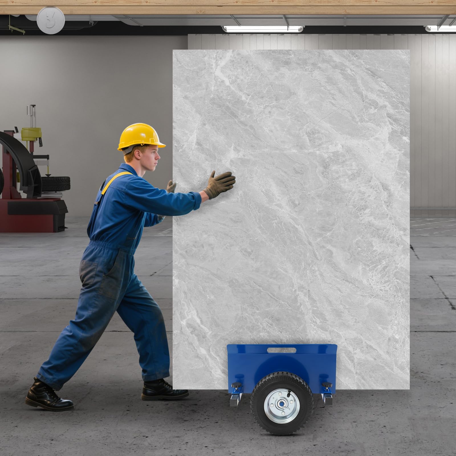 Carro de placas, soporte de placas, transportador de paneles en seco, carro para transportar paneles de pared, placas de yeso, placas, capacidad de carga de hasta 500 kg
