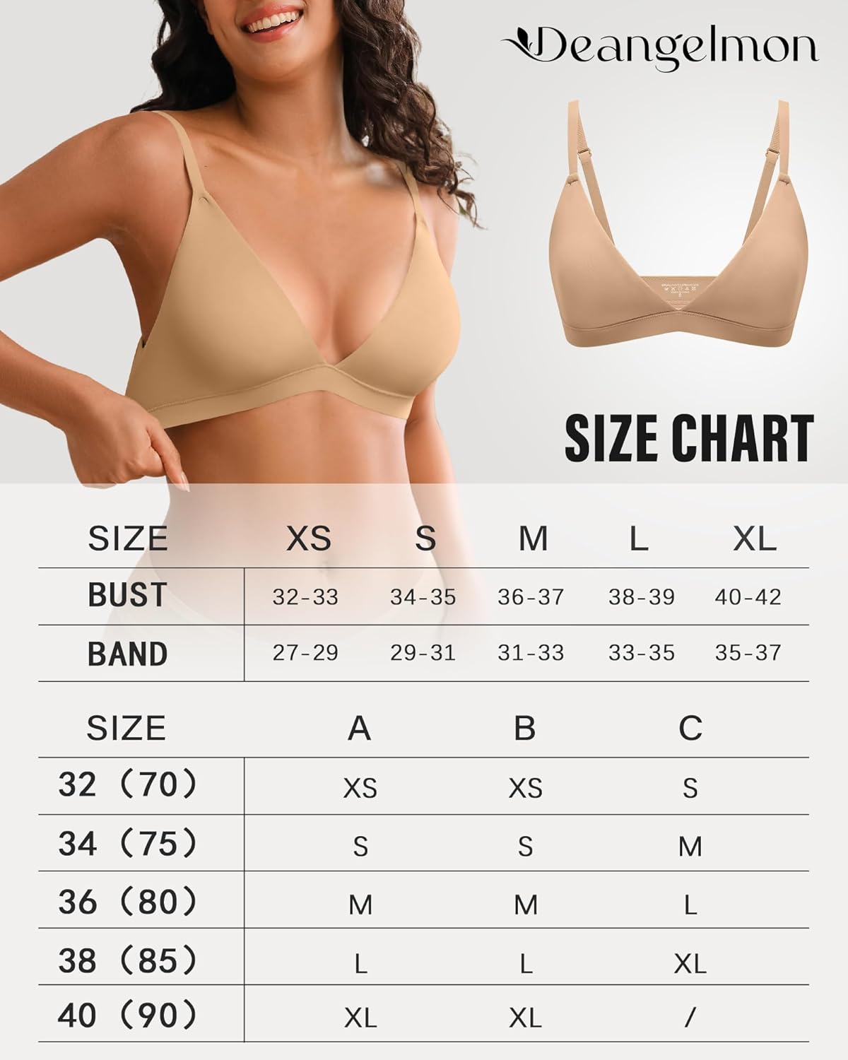 Seamless Wireless Bra for Women Unlined Unpadded Bralette with Nipple Covers Comfort Cami Top Bra Breathable Smooth Bras - Image 7