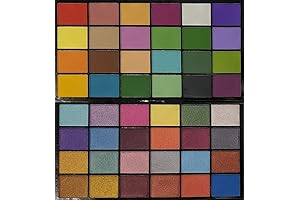 Petal Crafts Dust Palette | 48 Pack of Matte and Dazzler Dusts