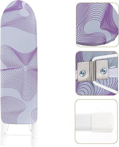 Miniatura 2 de SAFIGLE Tabletop Small Ironing Board with Heat-Resistant Cover Portable Ironing Mat for Sleeves and Clothes Compact Lightweight for Home Dorm Sewing