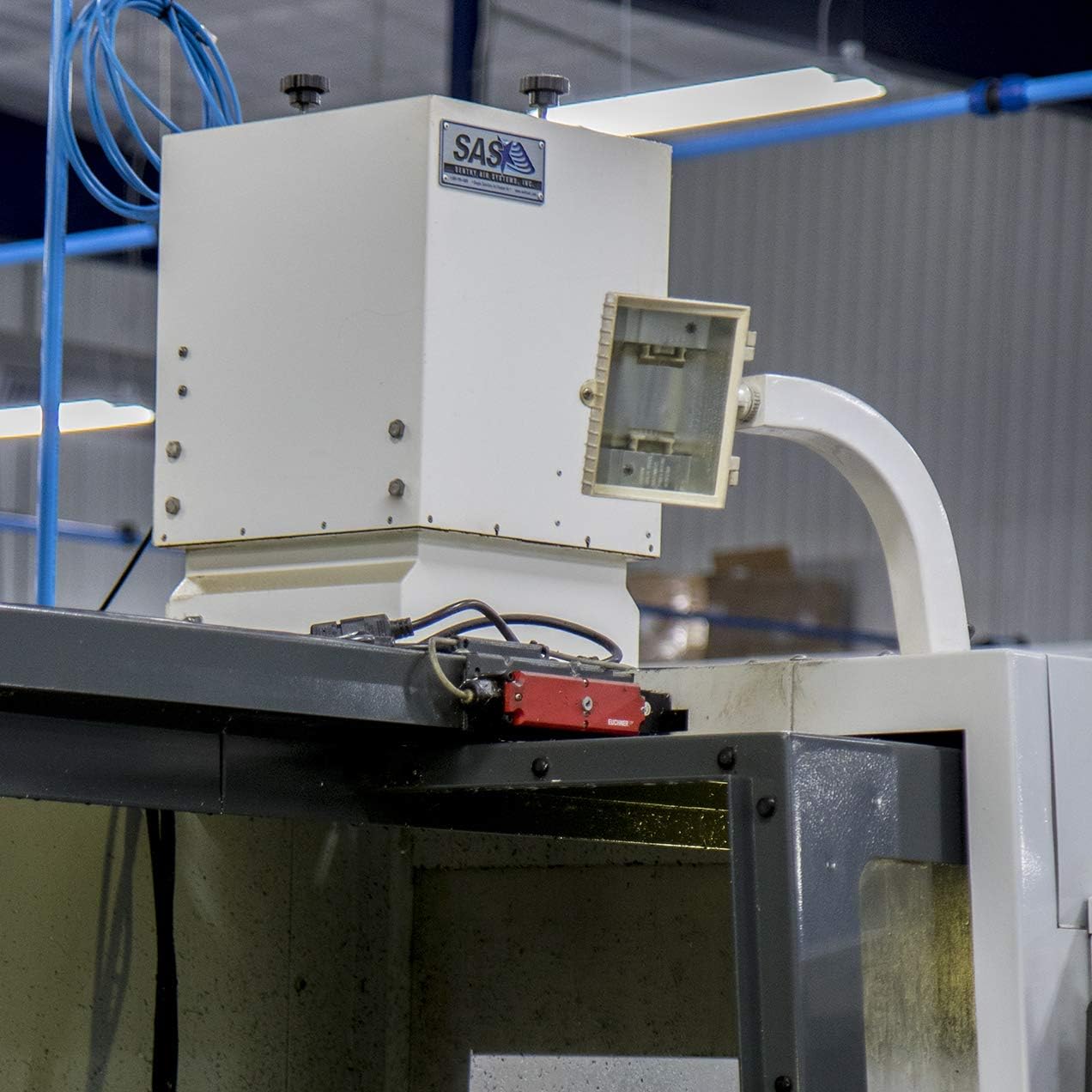 Industrial Mist Collector for CNC machines, oil mist, water mist, and other machinery. Mist Collection for CNC mist elimination