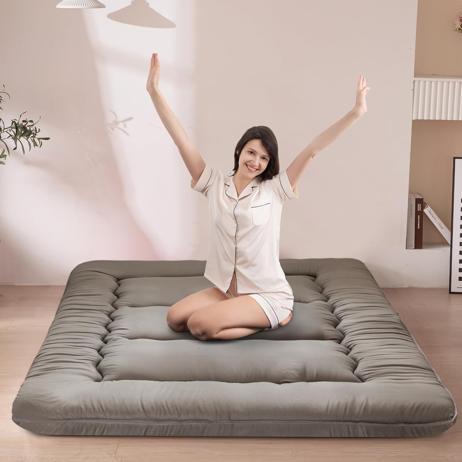MAXYOYO Extra Thick Japanese Floor Mattress 6 Inch Futon