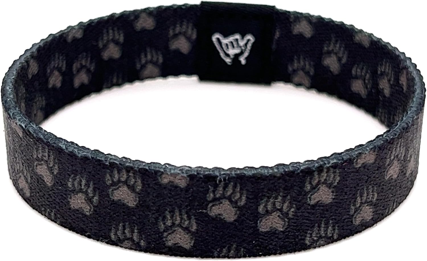 Hang Loose Bands - Southwestern Bracelet for Men, Women & Teens - Comfy Tribal Print and Boho - Western Style Reversible Wristband - Bear Tracks | Extra Small: 5.5" length (for petites & kids)