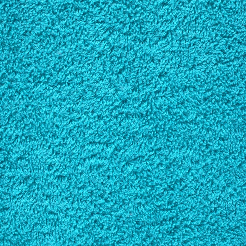 SOLUND ręczniki kąpielowe, 4 szt. turkusowe, 70 x 140 cm, ze 100% bawełny 600 g/m², chłonne, szybkoschnące, do łazienki, prysznica, sauny, na plażę, do fitnessu i wellness