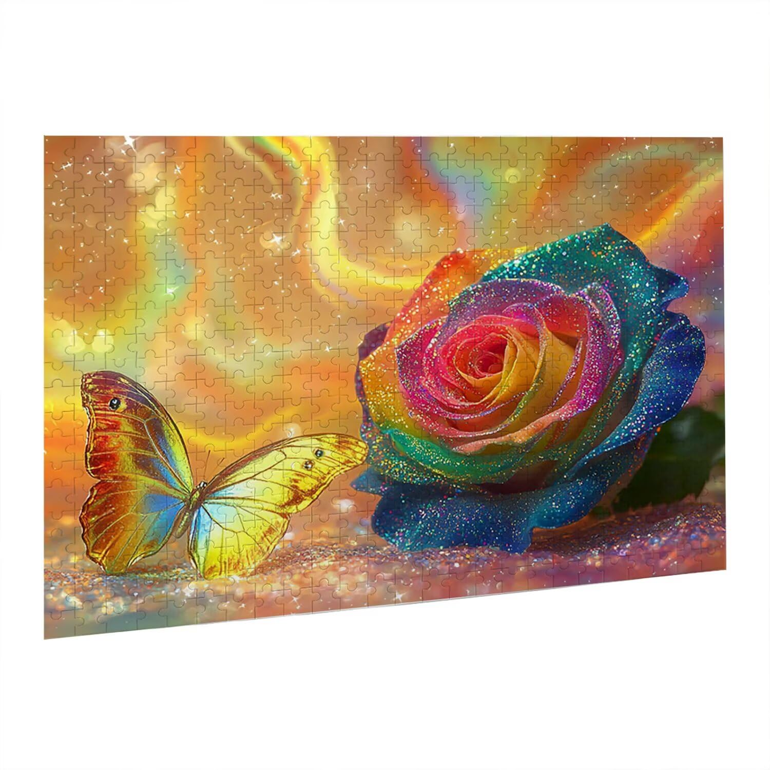 Jigsaw Puzzle, 4000 Pezzi Puzzle Classici, Colorato Puzzle Rilassamento Intelligence, Mpossibile Difficile Puzzle Impegnativo per Adulti Puzzle Gioco Familiare, Regalo per Amore Amico Rosa fr0-1174