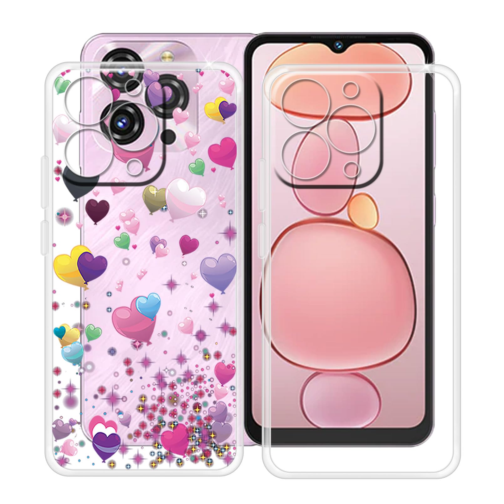 Housse Flip Oukitel WP32 - Coque Fleur Cuir Noir Avec Portefeuille - K-S-Trade