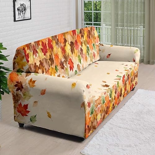 Miniatura 9 de AFPANQZ Funda protectora para sofá con estampado de murciélagos, 1 pieza para decoración de Halloween, funda suave con parte inferior elástica para