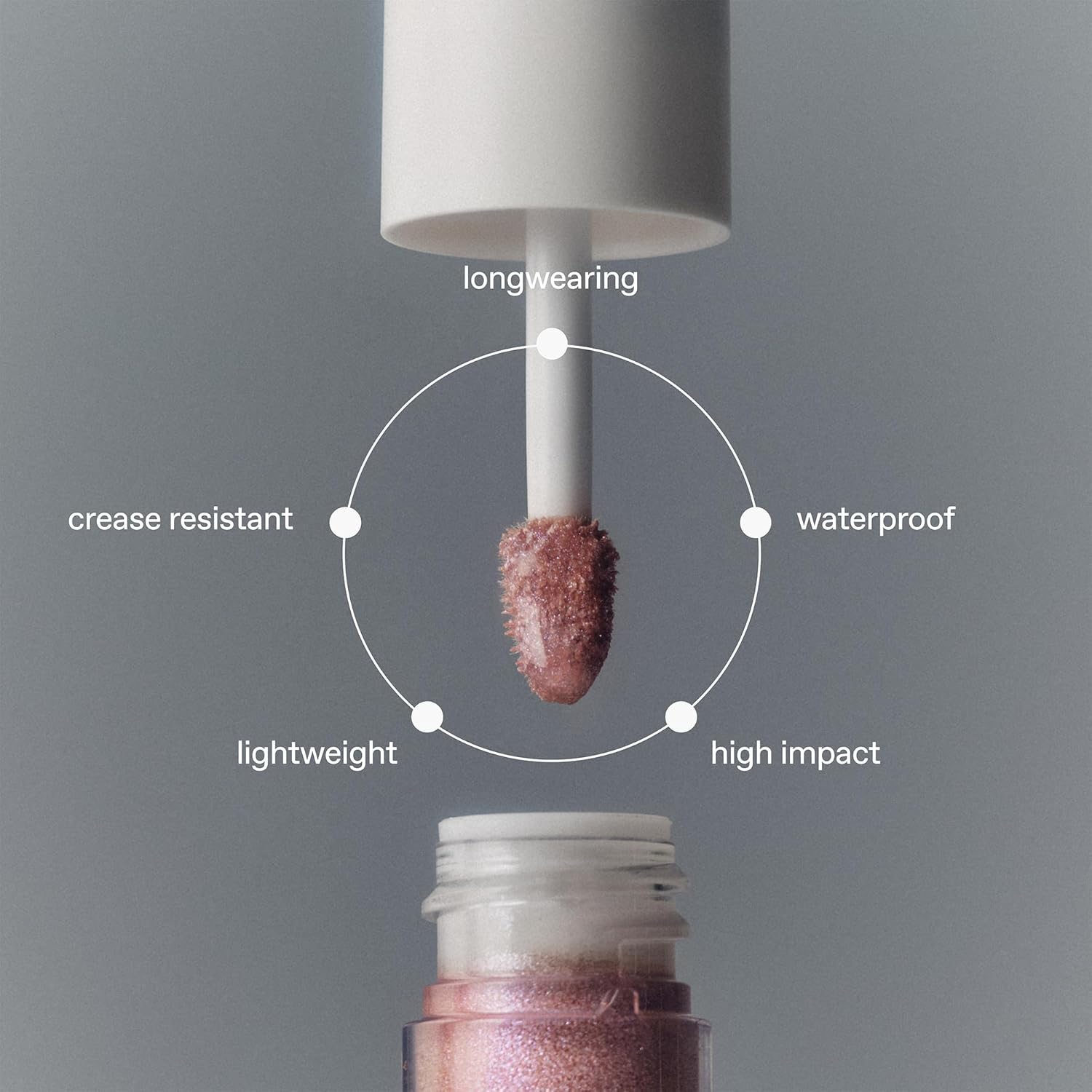 r.e.m. beauty by ariana grande Starlet Matte Liquid Eyeshadow in NVM | High Impact Velvety Matte Color | Longwearing Crease Resistant Waterproof Formula | Lightweight Feel