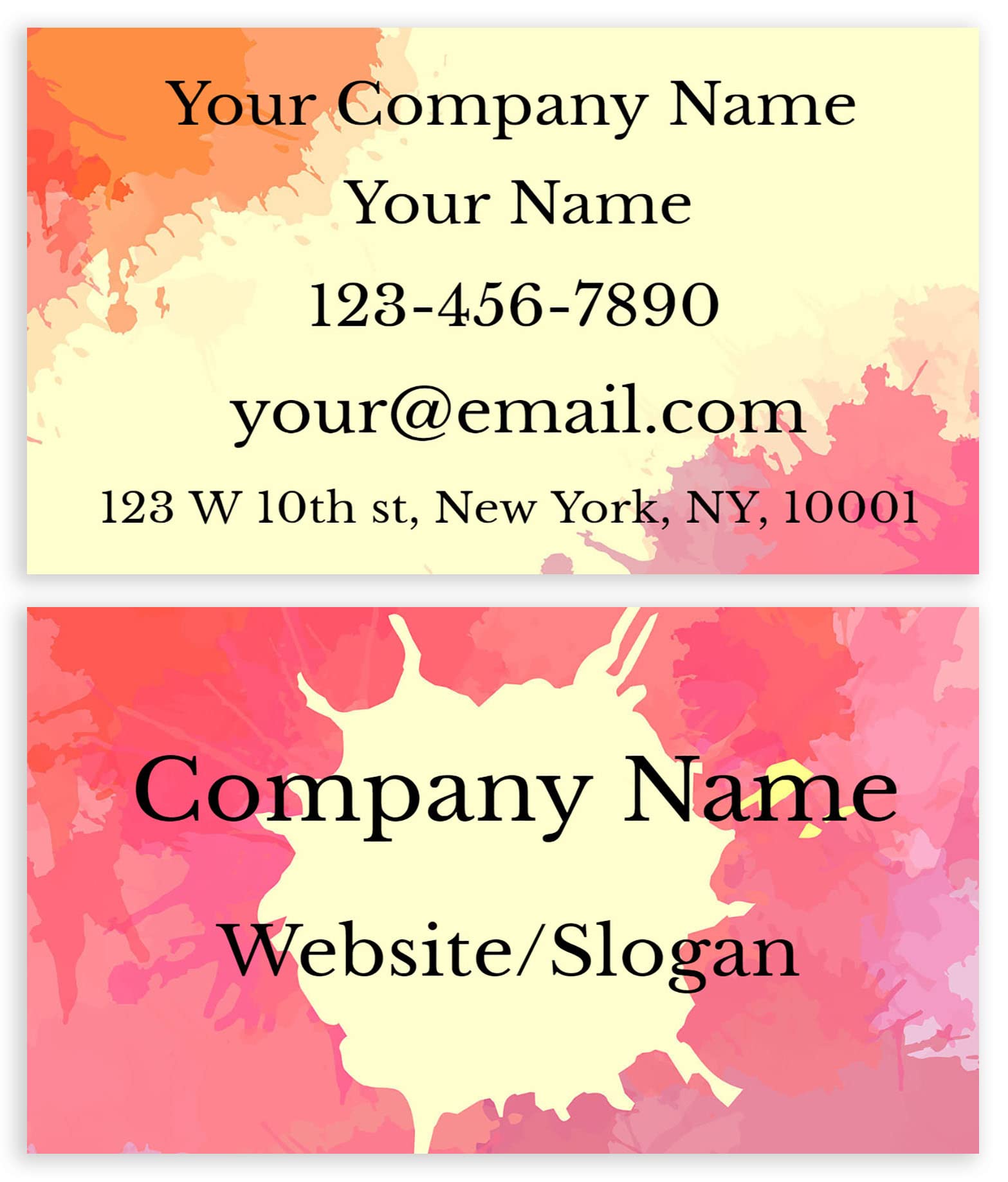 Business cards customizable with logo 100 Pcs Personalized Customized Double-sided Business Cards, Professional Cards Printed on Card Paper