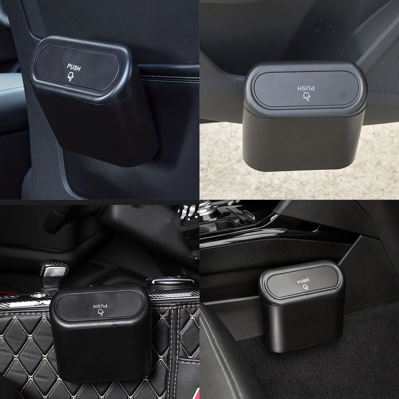 Poubelle De Voiture Organiseur pour Fiat Topolino 2023-, Accessoires Auto Poubelle Poubelle Imperméable Boîte de Rangement
