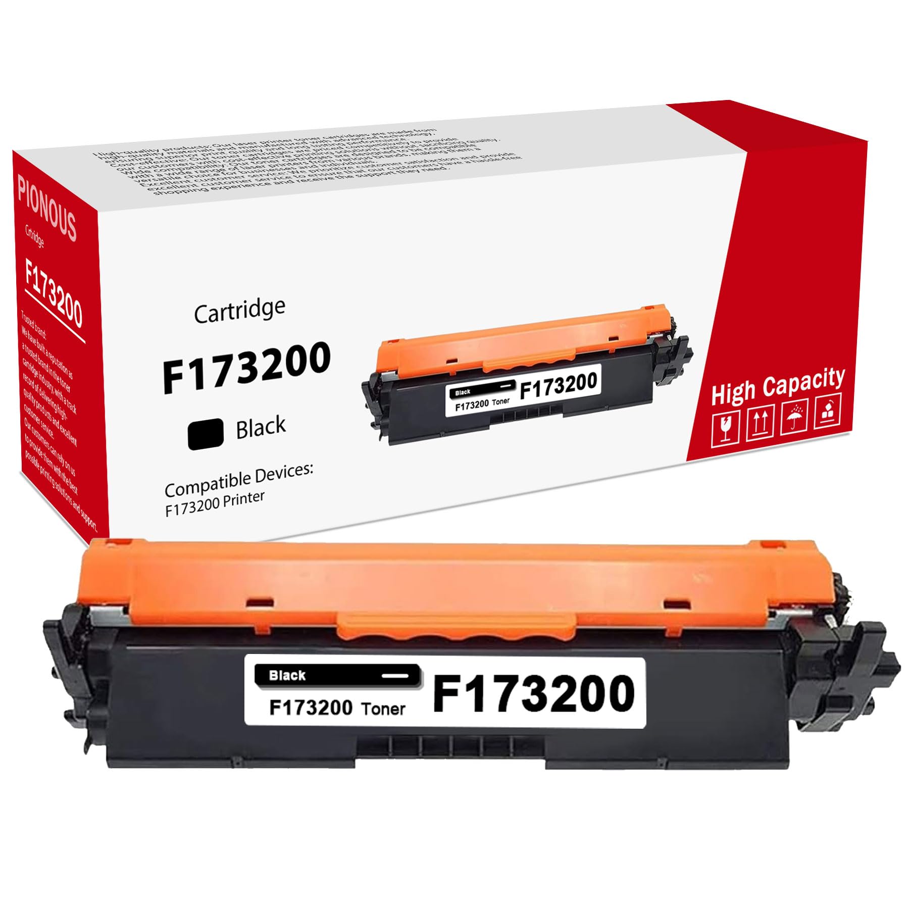 Amazon.com: F173200 High-Yield Compatible Toner Cartridge (1-Pack
