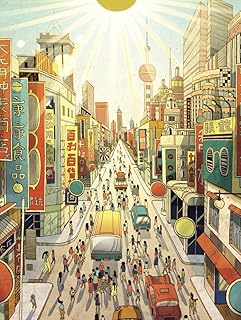 New York Puzzle Company - Victo Ngai City Prayer - 1000 Piece Jigsaw Puzzle
