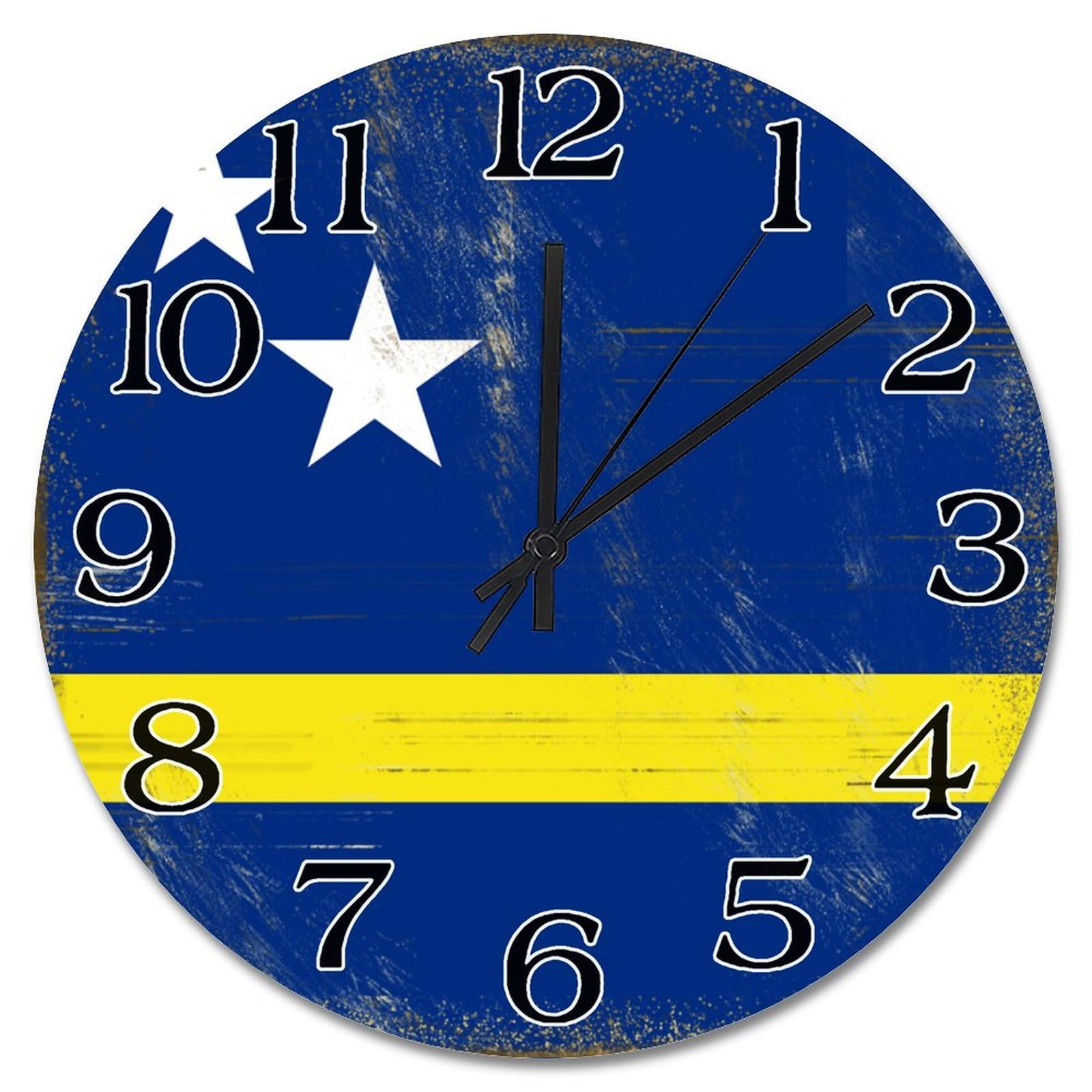 Horloge murale Curaçao 38,1 cm : finis les bruits de tic-tac dans votre salon