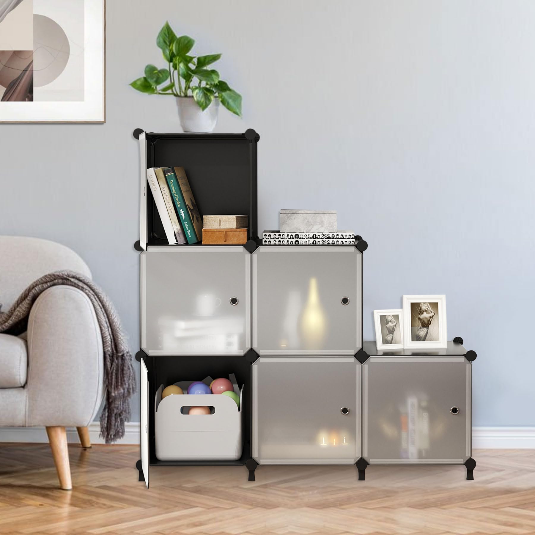Sonoma Eiken Kommode K140 2D 4SZ - Moderne Opbergeenheid met 4 Lades en 2 Deuren - Zelfmontage