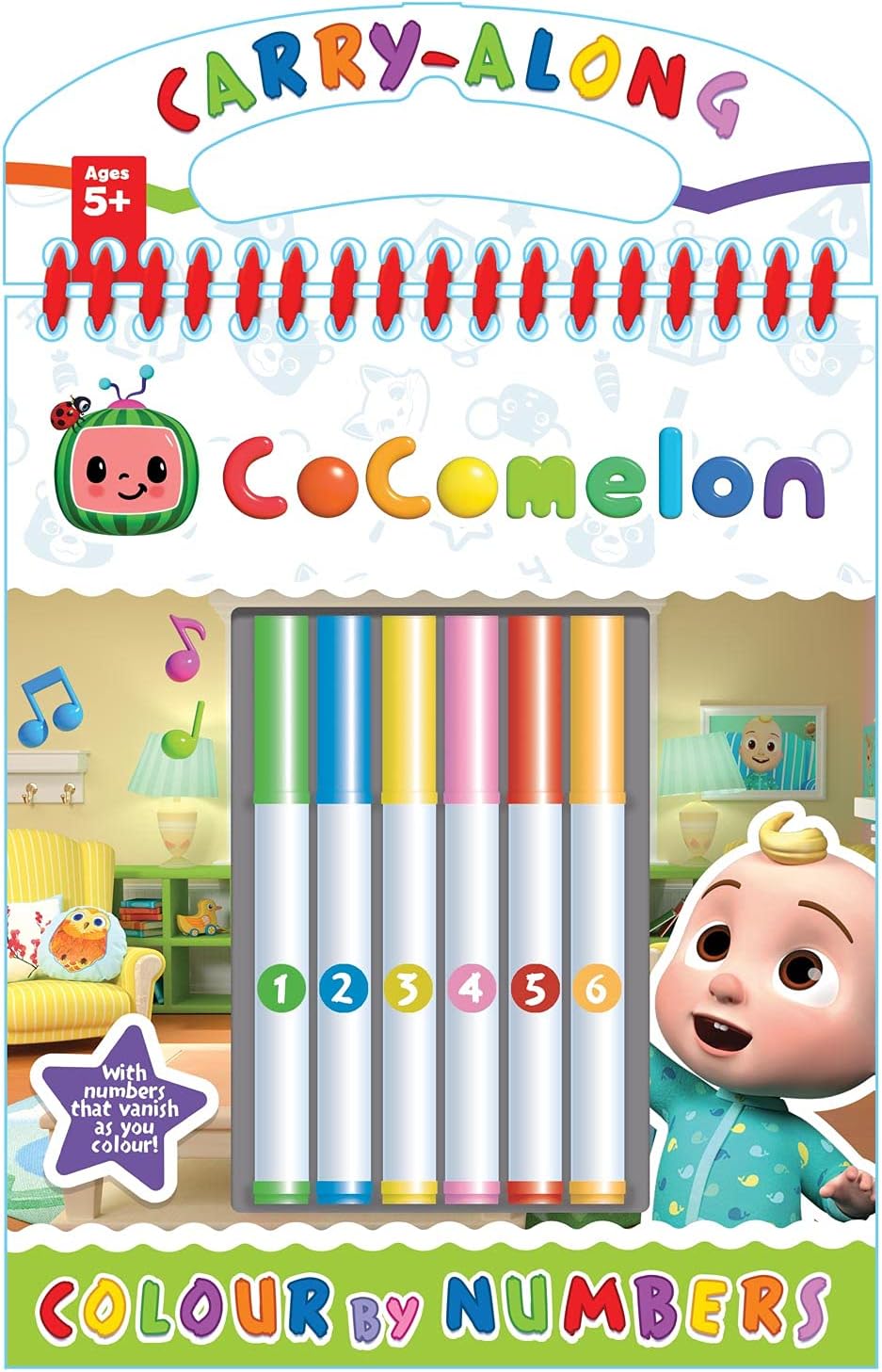 CoComelon Alligator Coco Melon Color by Numbers