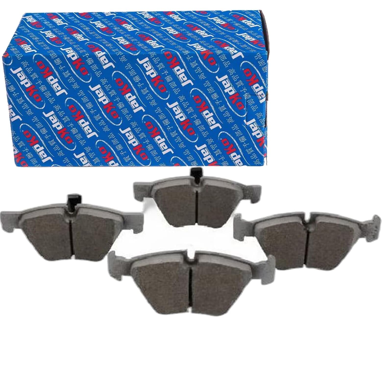 JAPKO Plaquettes de freins Avant Épaisseur 19,8mm 500048 Compatible avec BMW 3 Berline E90 3 Touring E91 5 Berline E60 1 5 portes E87 3 Coupé E92