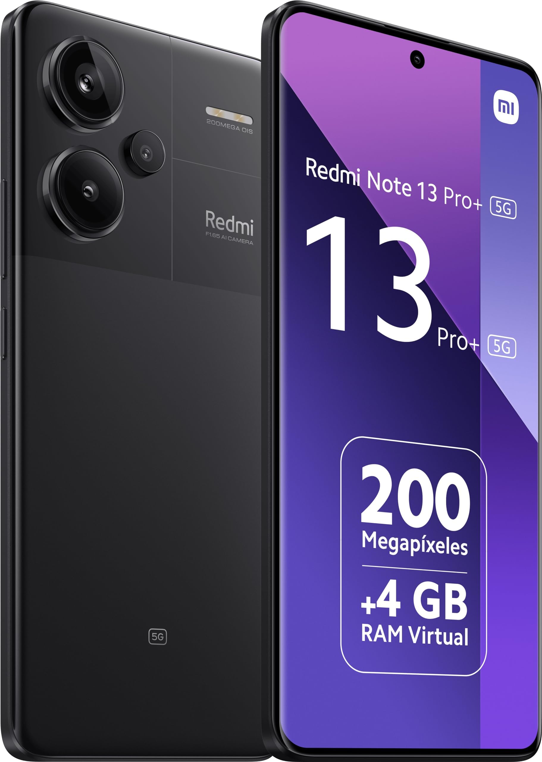 Redmi Note 13 Pro 5G 8 + 256 GB - Black (UK Version + 2 Year Warranty)