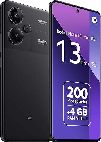 Miniatura 7 de Xiaomi Redmi Note 13 Pro+ Plus 5G + 4G lte (para Tmobile Mint Tello & Global) (256 Gb + 8 Gb) Triple Cam de 6.67 pulgadas 200mp (negro medianoche