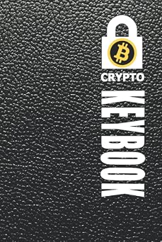 Crypto KeyBook Cryptocurrency Wallet Logbook Organizer For Storing Recovery Phrase Username & Password