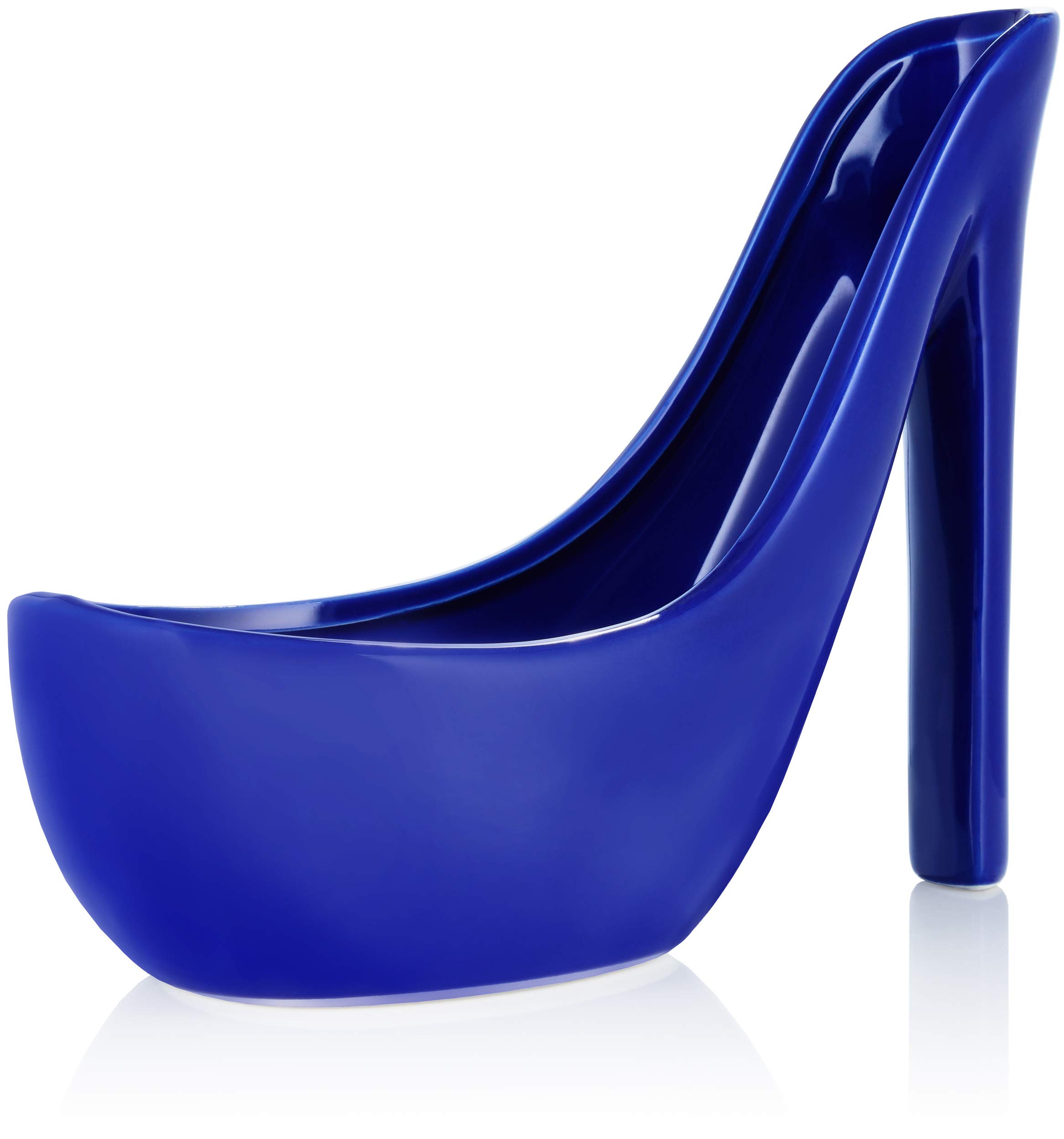 BRUBAKER Cosmetics Lusso Blueberry Set Bagno e Doccia - Set 6 Pezzi Bagno e Doccia - Set Regalo in Ceramica Blu Stiletto