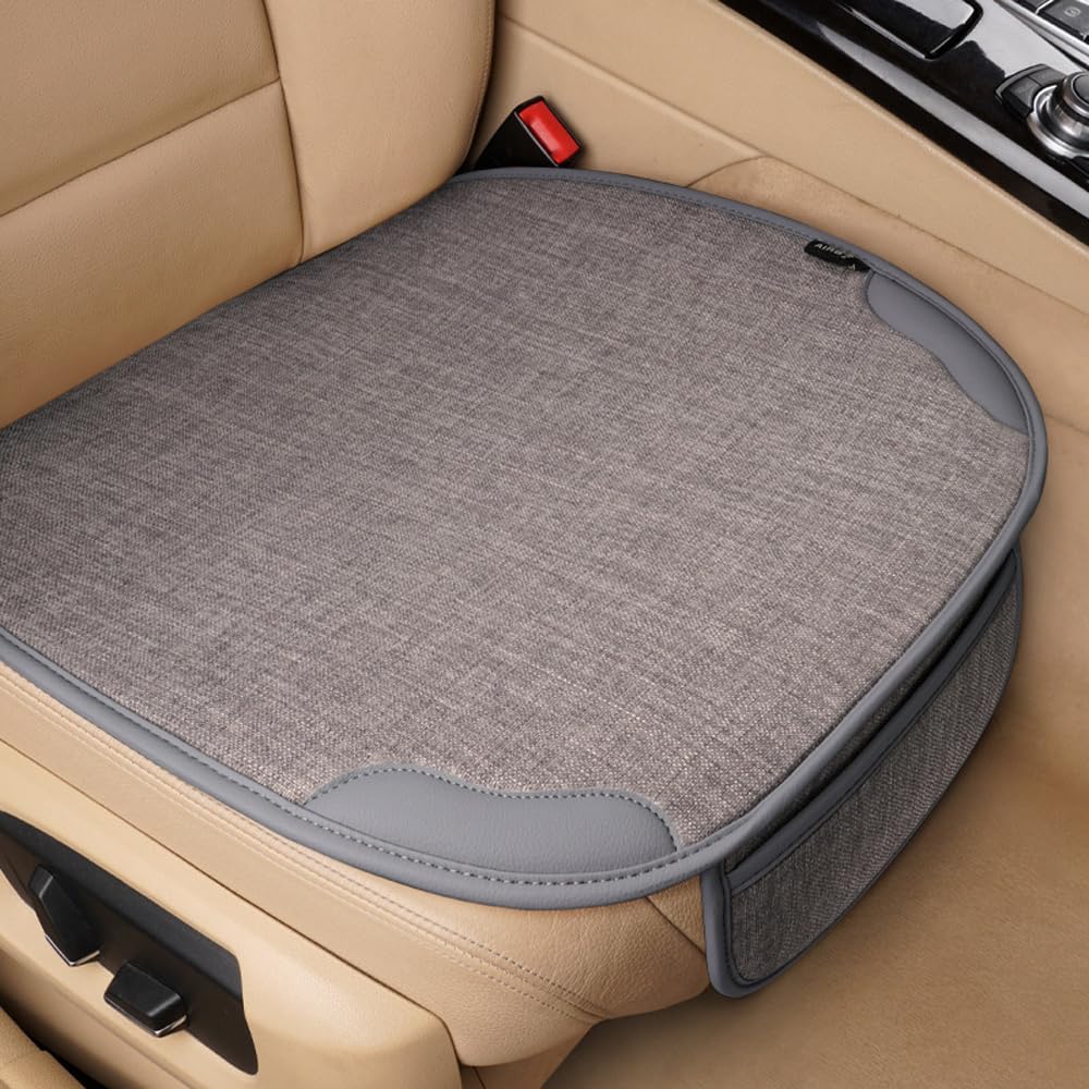 Xymjt A/Grey 1 Pice Cr Set Cover For V-Uxhll Grndlnd X 2017-2023,Premium Thick Linen,Nti-Slip Brethble Uto Full Set Sets Cover Interior Ccessories,