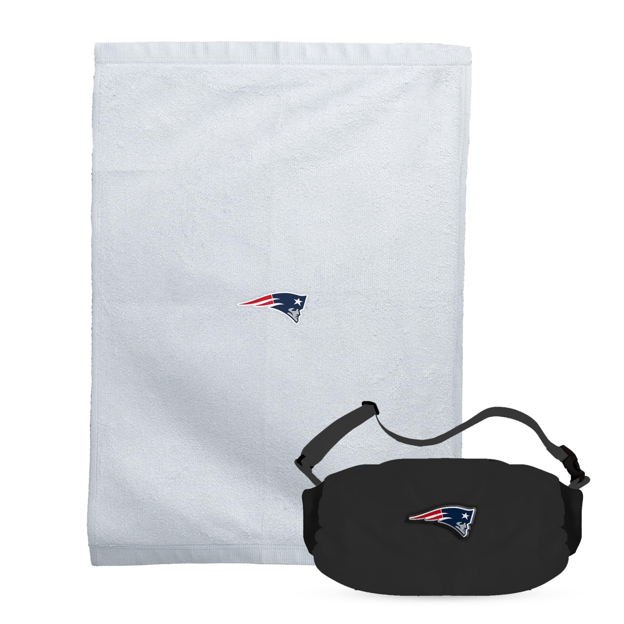 Northwest Team Colors Nfl New England Patriots Quarterback Towel And Handwarmer, One Size,