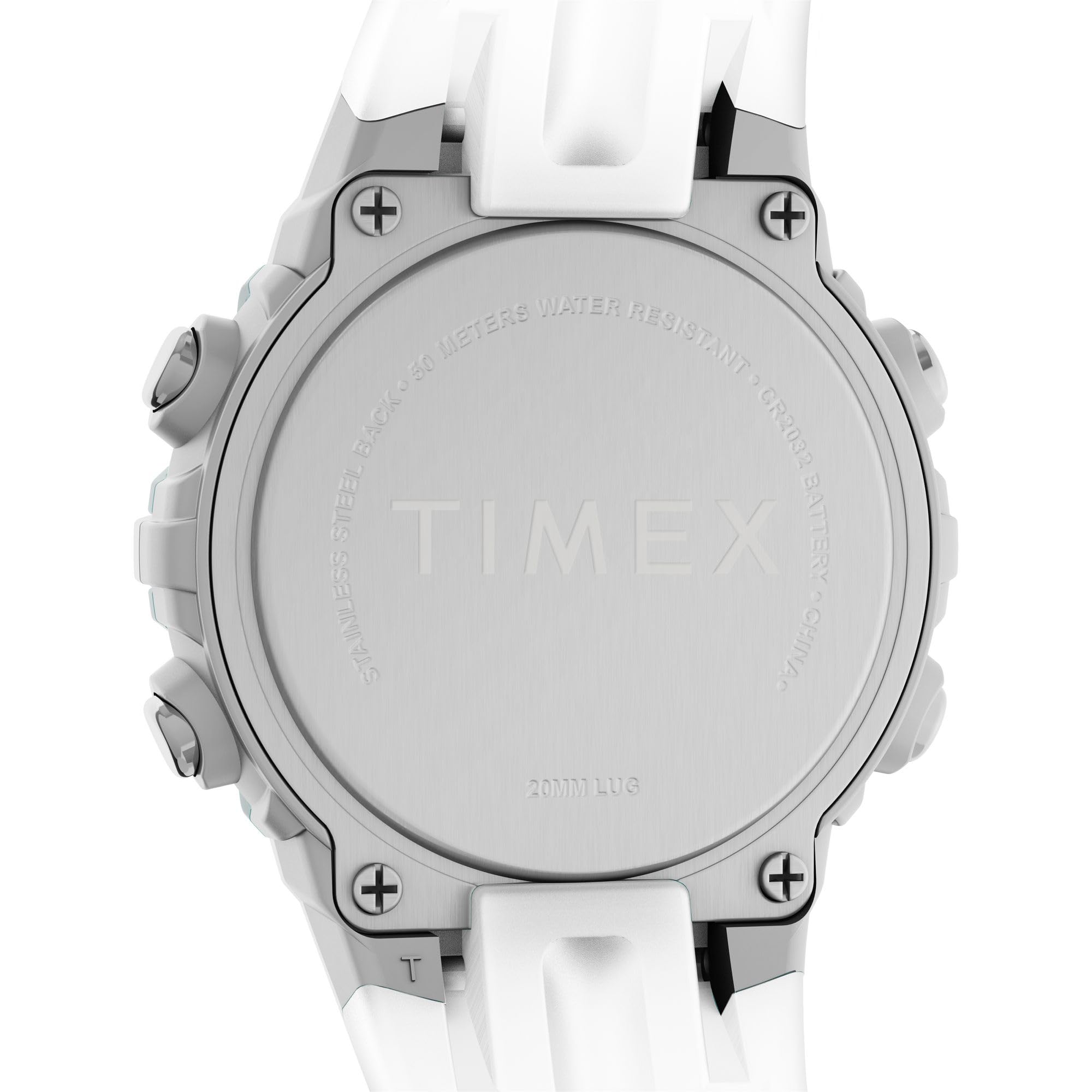Timex TW5M61400 Youth, Orologio digitale da 33 mm, quadrante digitale cassa color argento, cinturino in resina blu