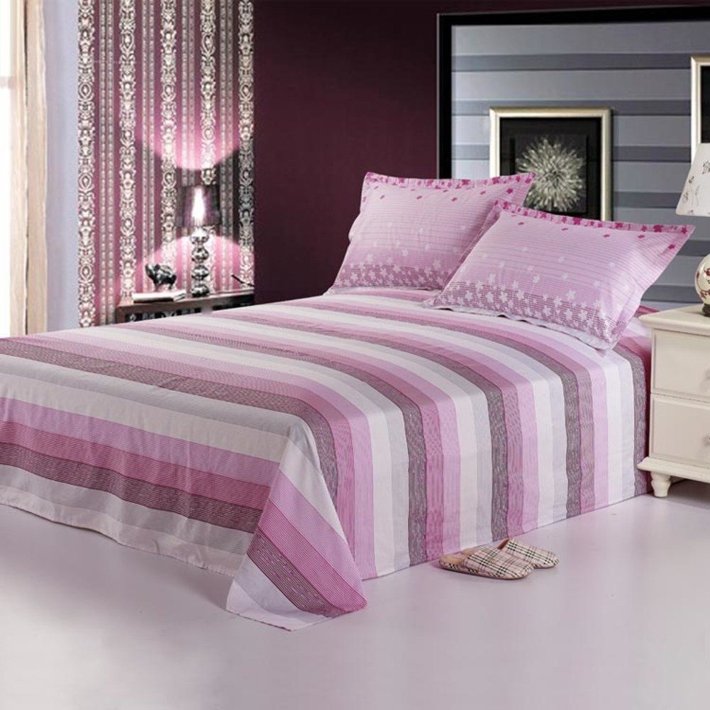 Draps en coton sergé 250x270cm pour grand lit double