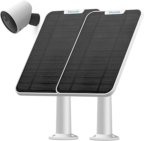 Carga de panel solar de 4 W compatible solo con cámara de seguridad SimpliSafe para exteriores, con cable de carga impermeable de 13.1 pies, IP65