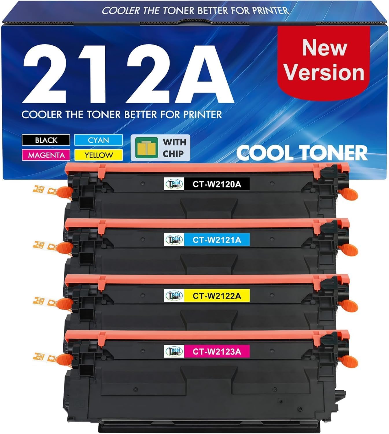 212a toner cartridges 4 pack
