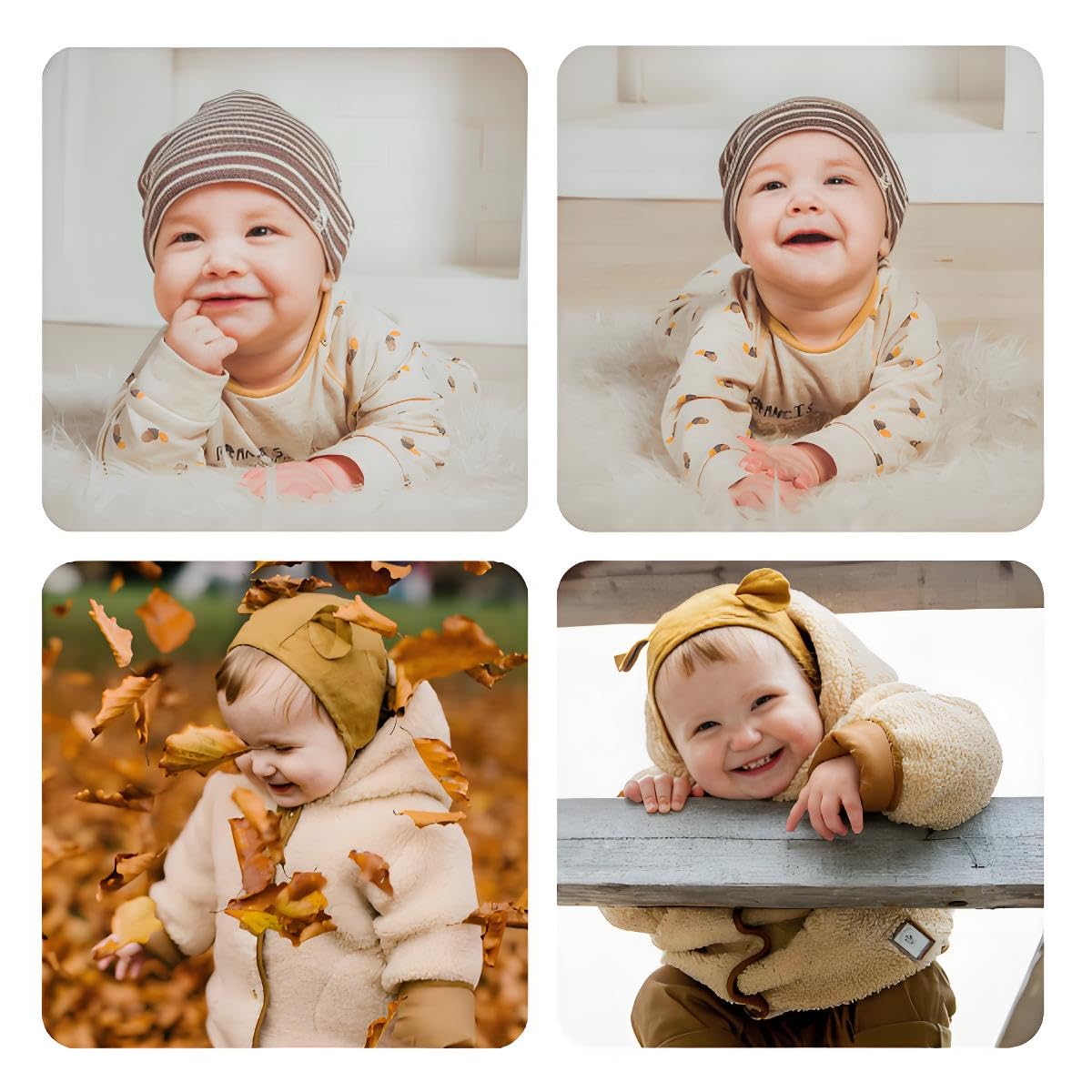 Custom Fridge Magnets, Personalized Photo Magnets for Refrigerator, Home Decoration Picture Magnet Stickers for Office and Kitchen, Door(4 PCs)