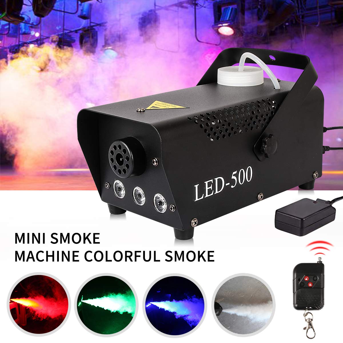 Buy Fog Machine Portable Smoke Machine 500W with Wireless Remote