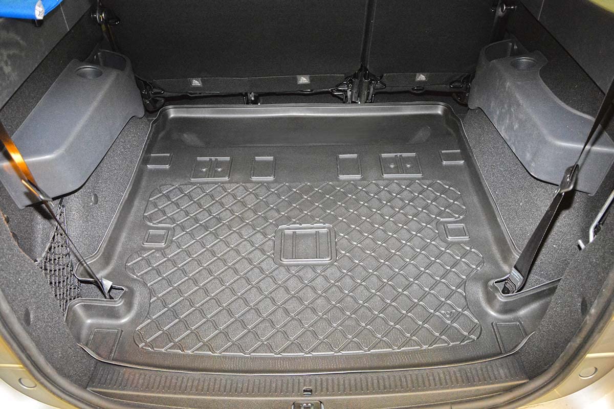 MTM Tapis de Coffre pour Dacia Lodgy 7 sieges 07.2012-10.2022 sur Mesure, Bac de Protection Antiderapant, cod. 11246