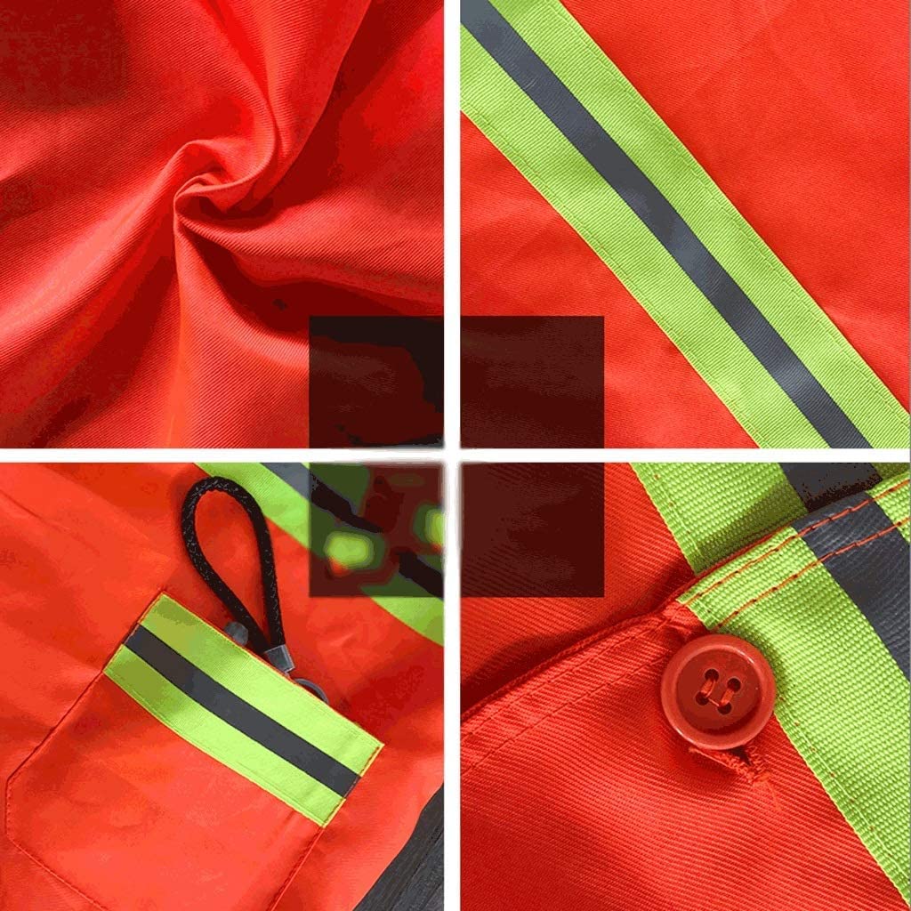 Chaleco reflectante de alta visibilidad Chalecos reflectantes fluorescentes Chalecos de seguridad de alta visibilidad para instalaciones sanitarias Chaqueta reflectante de seguridad (talla única
