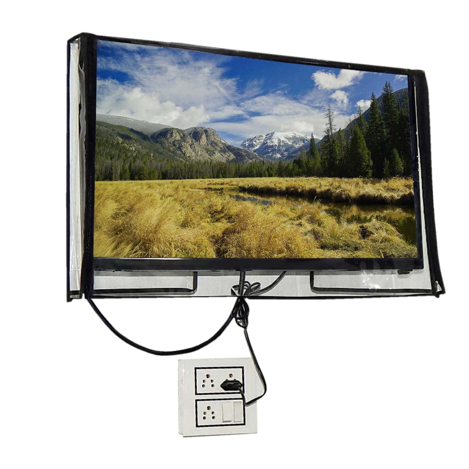 Great Fashion® 2 layer dust proof smart LED LCD TV cover for 65 inch LED/LCD TV (GF_CLEAR_LED65_BA034)-image-17
