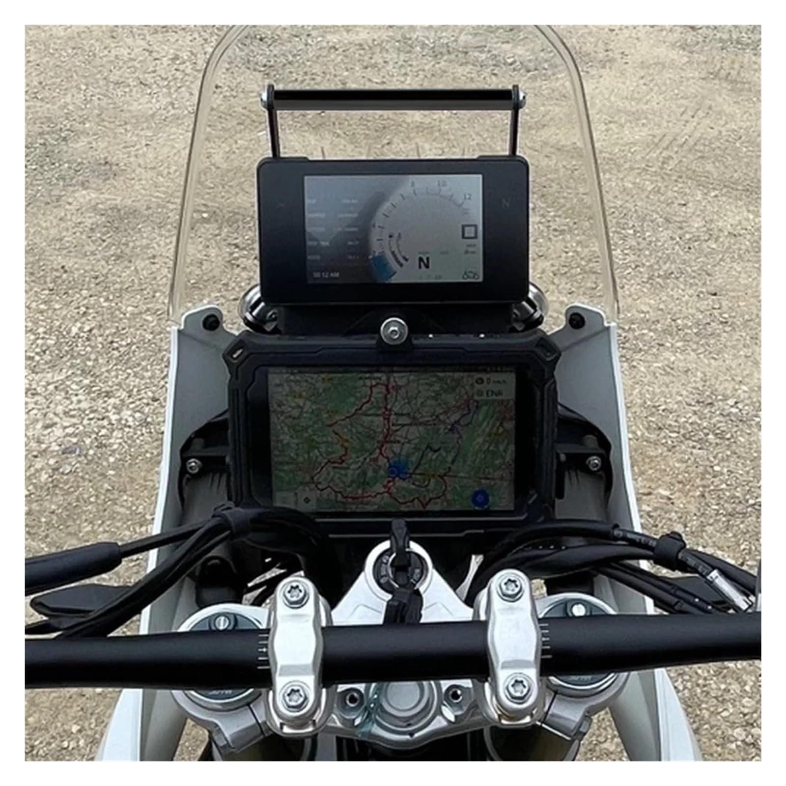 Supporto per navigazione per moto Per KOVE 450 per Rally 2023-2025 Supporto Navigatore 450Rally Staffa GPS