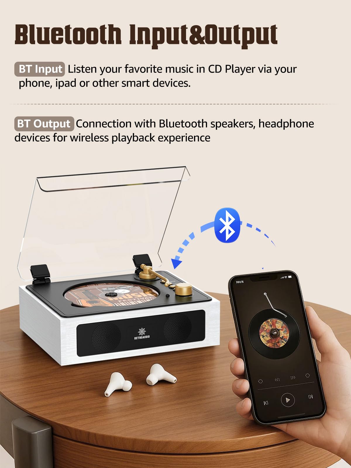 Amazon.co.jp: ポータブルスピーカー内蔵CDプレーヤー : 家電＆カメラ