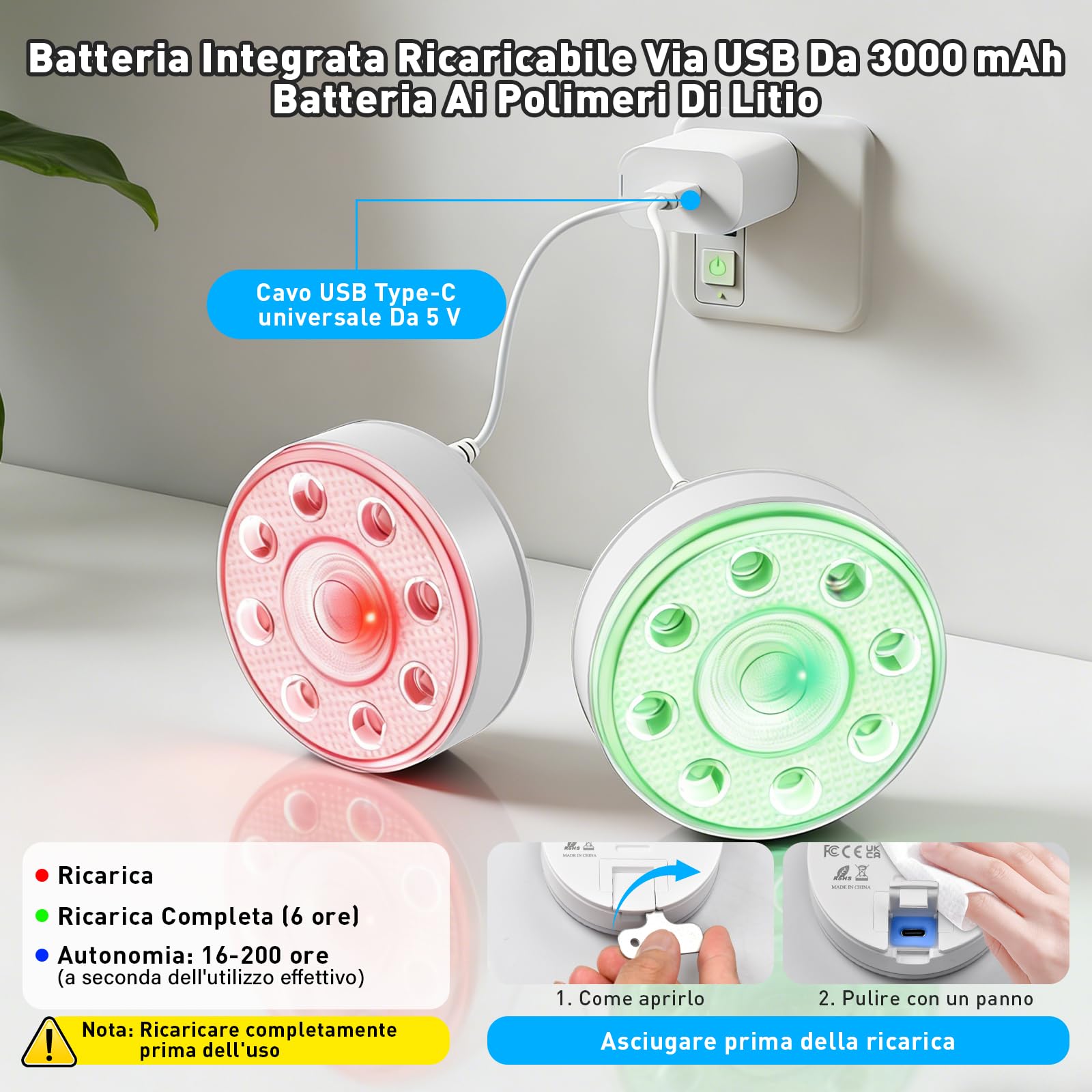 Luci per Piscina Fuori Terra Galleggianti Ricaricabile con Telecomando, 16 Colori Luce LED RGB Subacquea Impermeabile IP68 per Acquario Laghetto Giardino Festa, 2 Pezzi