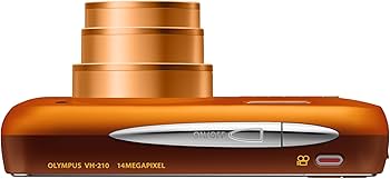 Amazon | OLYMPUS デジタルカメラ VH-210 オレンジ 1400万画素 光学5倍