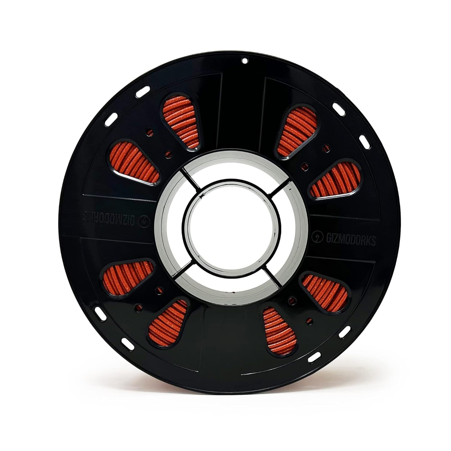 Gizmo Dorks Glitter PLA 3D Printer Filament 1.75mm 1kg, Red