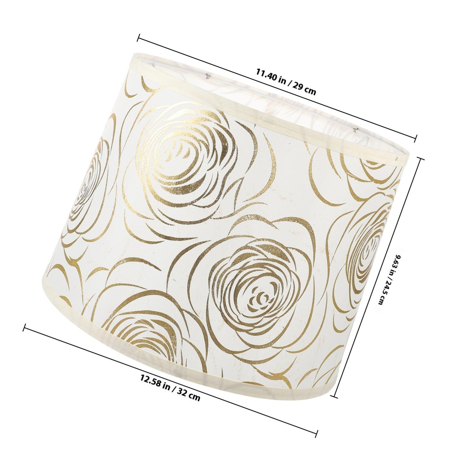 Pantalla de Lámpara Simple de Gasa y Hierro para Mesa y Pie | Pantalla de Luces, Pequeña Cubierta de Luz, Suministro de Lámpara, Sombra Clara, Decoracion Verano