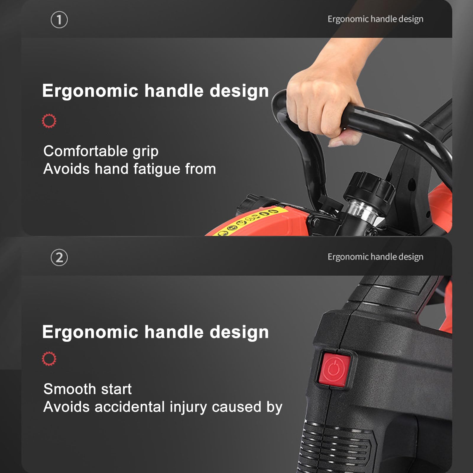 Elektrische Ringsäge, Handbetonschneider mit 90° Vollwinkelschneiden, Auto Wasserversorgungspumpe für Stein, Wand, Bodenplatte, Stahlbeton