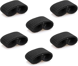 Elastic Web Belt Tail Keepers,Duty Keepers Fit 1.5"-1.75" Tactical Belt Narrow Belt Security Police Belt Fixing（6PACK） - OZXTYO