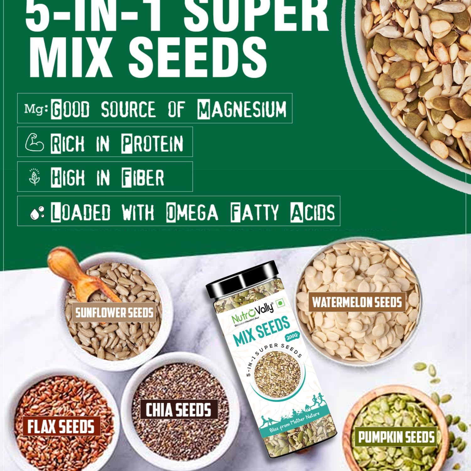 Review Nutrovally - 5 In 1 Mix Seeds For Weight Loss | Nutrients 3 Review Nutrovally - 5 In 1 Mix Seeds For Weight Loss | Nutrients