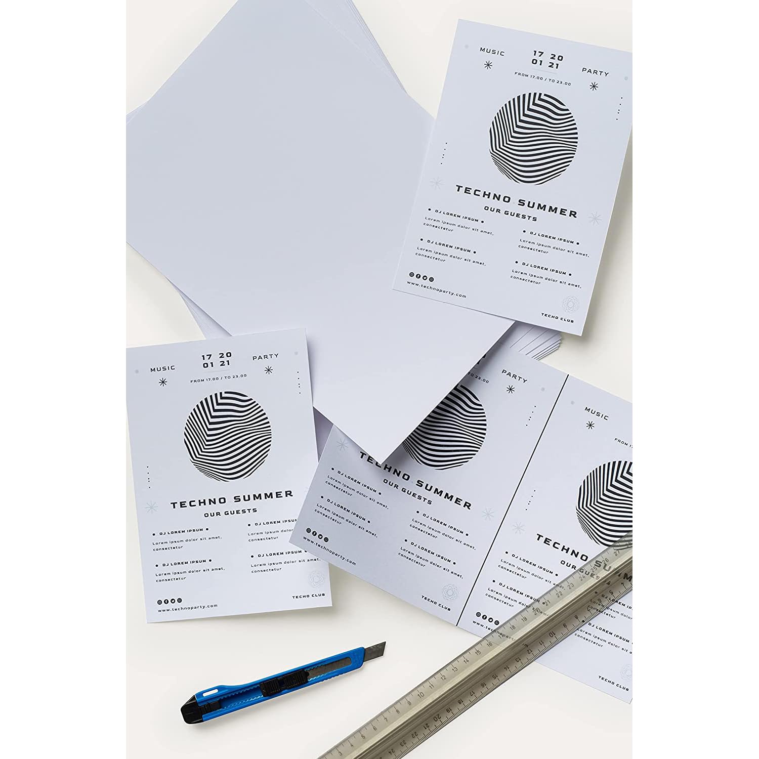 Favini Rismaluce Carta Bianca A4 21x29,7 cm 200 g/m² 125 arkuszy