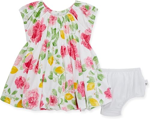 Burt's Bees Baby Vestido para bebé niña, bebé y niño, manga corta y larga, 100% algodón orgánico