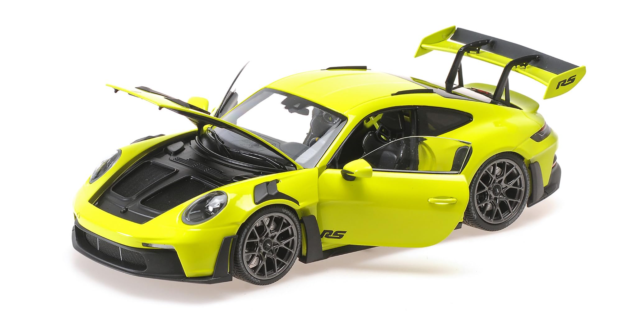 Minichamps 110062028 - Porsch. 911 (992) GT3RS Acid Green with Black Wheels 2023 - maßstab 1/18 - Modellauto